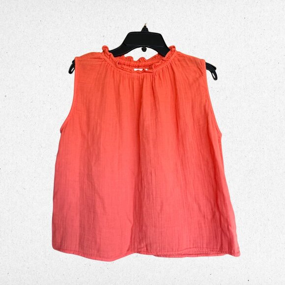 🔥 NWT Velvet by Graham & Spencer Bianca 06 Sleeveless Top - Paprika Small 🔥 - Picture 5 of 14